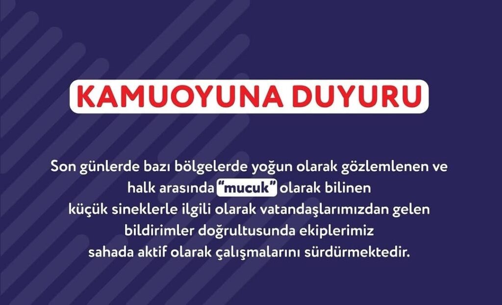 Adana Büyükşehir Belediyesi’nden “Mucuk” Sinekleri Hakkında Açıklama